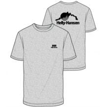 T-Shirt Helly Hansen Nord Graphic T-Shirt (grå melange) - herr