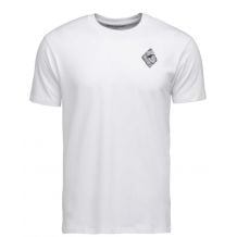 Klätter T-shirt för män Black Diamond Mono Pocket Short Sleeve Tee (Vit)