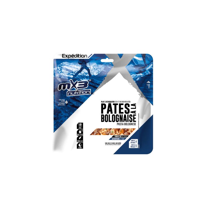 Freeze-dried dish MX3 Nutrition Pasta Bolognese