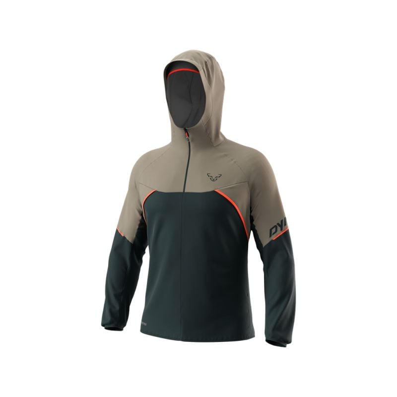 Hombres Dynafit Alpine Goretex trail jacket (rock Khaki)