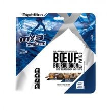 Plats lyophilisé MX3 Nutrition Bœuf Bourguignon et Pâtes