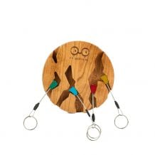 Accessori per arrampicata YY VERTICAL Portachiavi a cerchio - Ciliegio