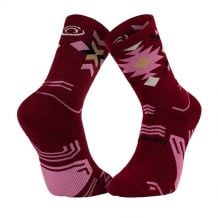 Sukat BV sport SOCQUETTE TREK GR "HAUTE - LYOCELL" (AZTEC BORDEAUX)