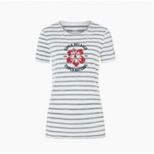 SUPER.NATURAL W ROSE OF SHARON TEE Stripe/Smile/Salute (Stripe/Smile/Salute)
