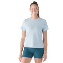 Smartwool Women's Perfect Crew Short Sleeve Tee Everyday WINTER SKY H ( LIGHT BLUE)