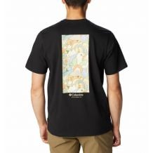 T-shirt Columbia Explorers Canyon Back SS (Black, Epicamp Graphic)