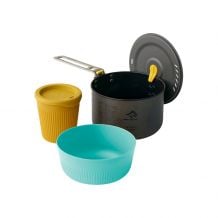set di pentole Sea to Summit Frontier UL One Pot Cook Set - [1P] [3 pezzi] pentola da 1,3 l con ciotola S