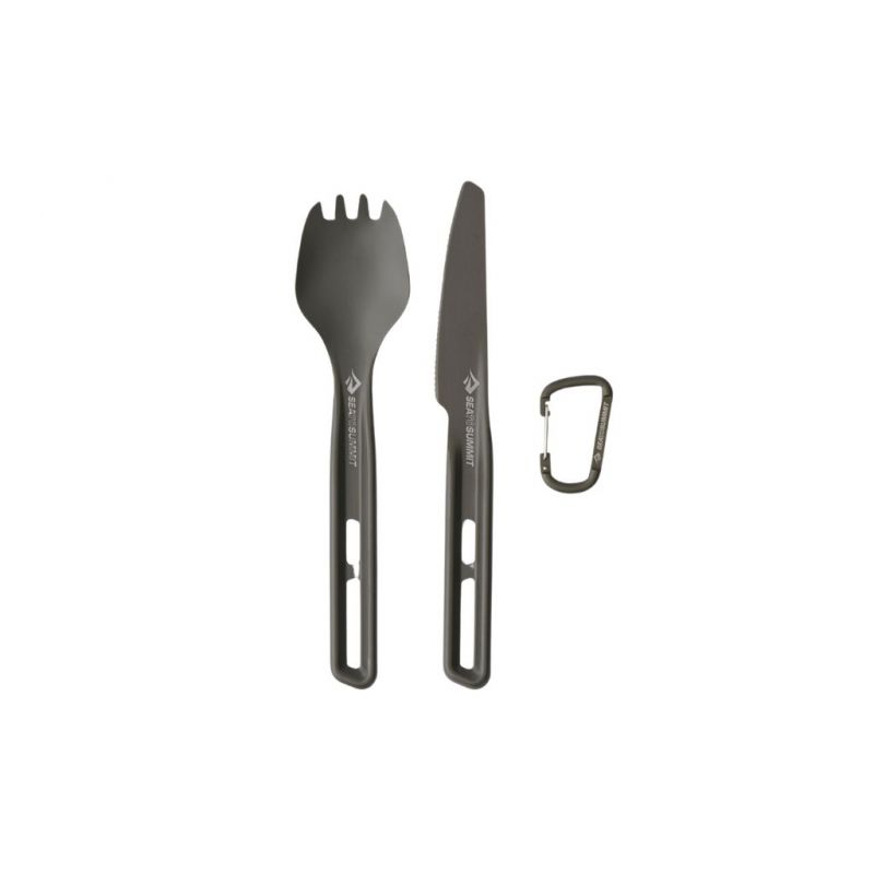 Cubiertos Sea to Summit Juego de cubiertos Frontier UL - [2 piezas] tenedor y cuchillo