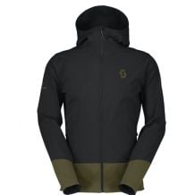 Veste de randonnée Scott SCO Jacket Explorair Softshell SL (black/fire green) Homme