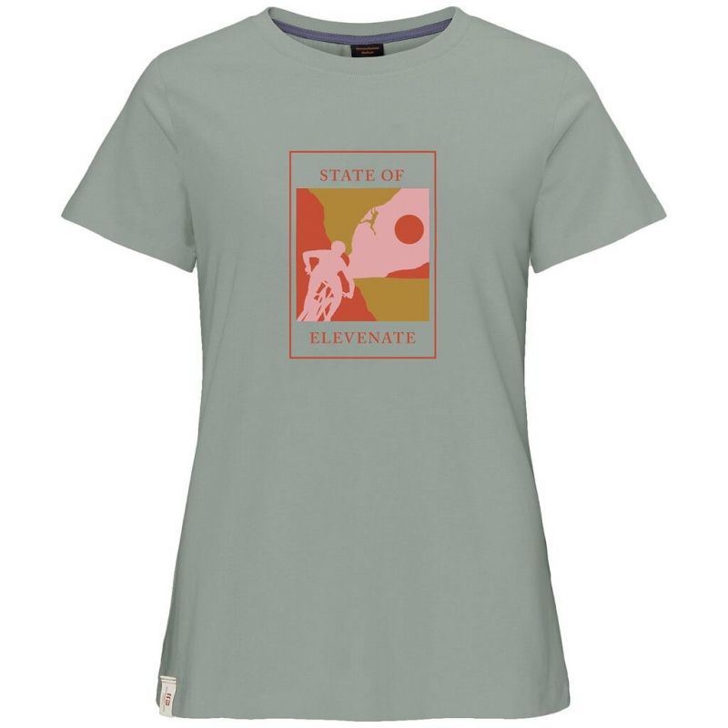 E11 W Finale Tee (Sea Green) T-shirt til kvinder