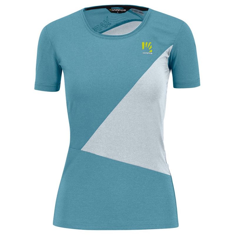 T-skjorte Karpos NUVOLAU W JERSEY for kvinner (DELPHINIUM/SKYWRITTING)