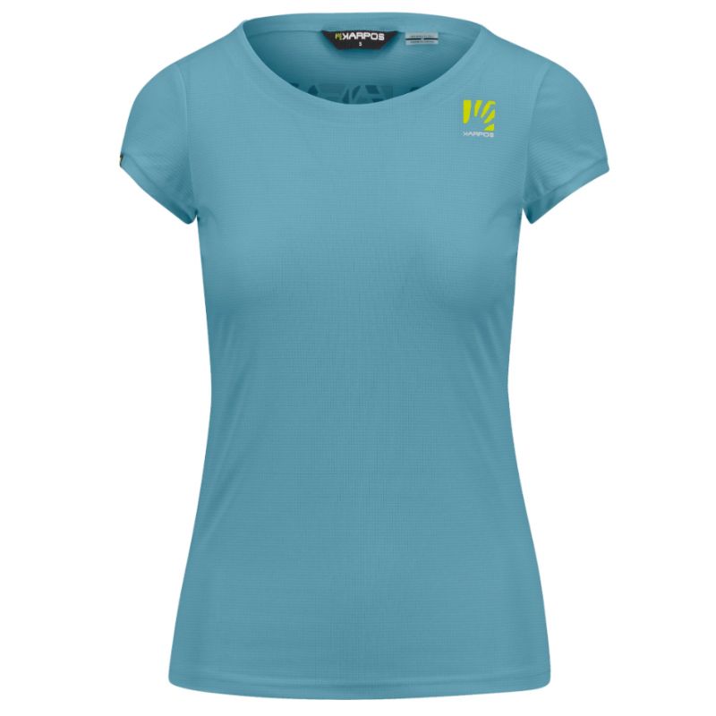 T-skjorte Karpos LOMA W JERSEY (DELPHINIUM/BLUFIN/SKYWRITING) for damer