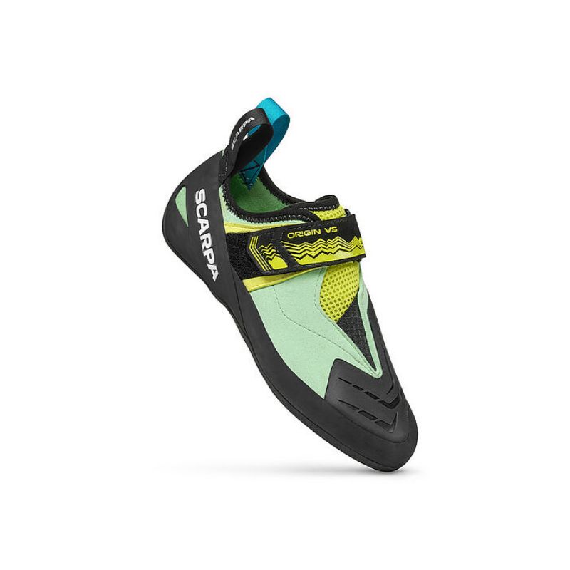 Scarpa Origin VS Climbing Shoes - Pastel Green / Lime