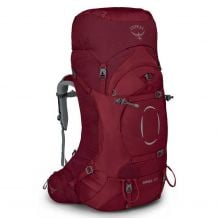 Naisten Osprey Ariel 65 (Claret Punainen) reppu