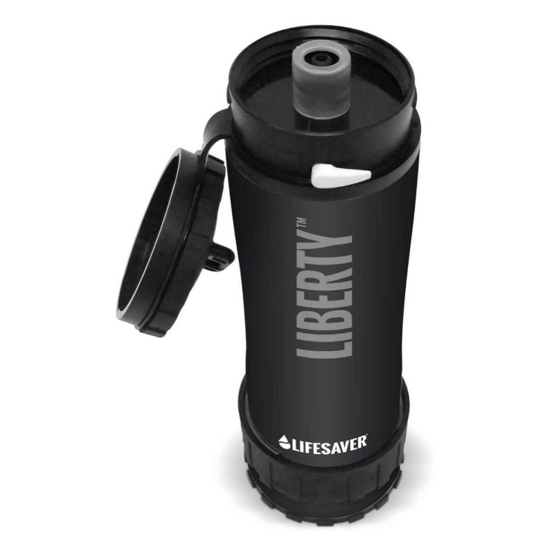 Water purifier bottle LifeSaver Liberty (Black)