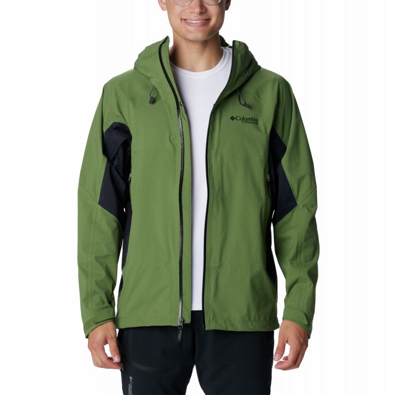 Columbia Mazama Trail™ Shell (Canteen, Black) vanntett jakke for menn