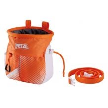 Magnesia bag PETZL SAKAPOCHE (ORANGE/WHITE)