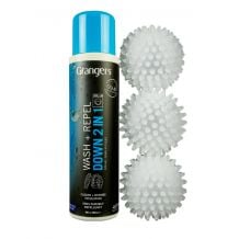 Verzorgingsset voor dons Grangers Verzorgingsset voor dons (2 in 1) - 300ml + bolletjes