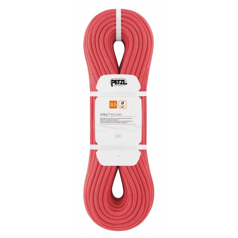 Corde à simple PETZL Arial 9.5MM (RED) 60M