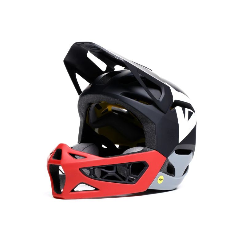 MTB helmet Dainese linea 01 mips (MONO MATT BLACK/RED/NARDO GREY)