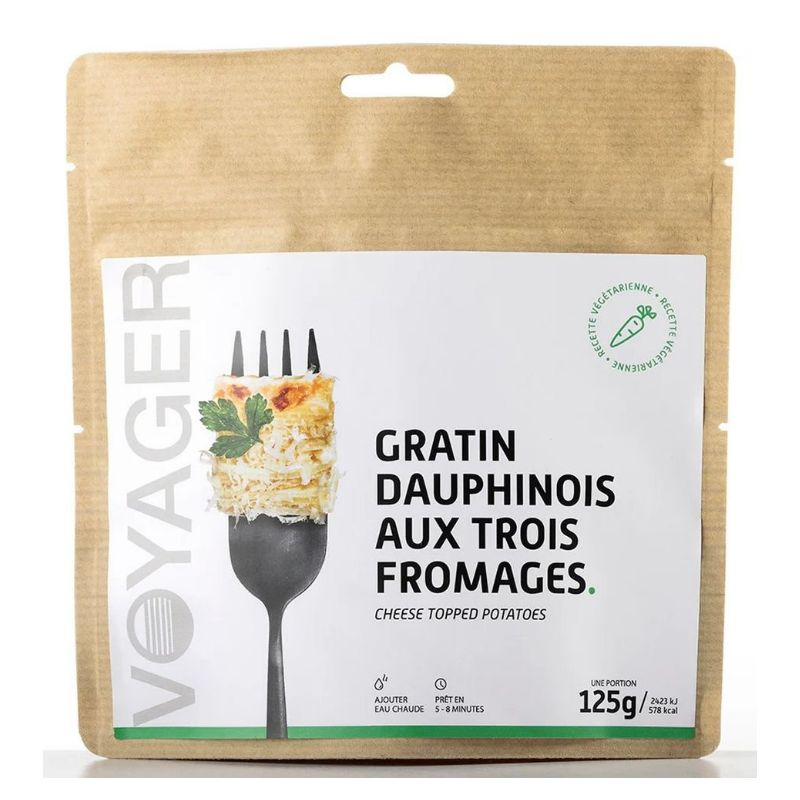 Gefriergetrocknetes Gericht Voyager Gratin Dauphinois mit 3 Käsesorten