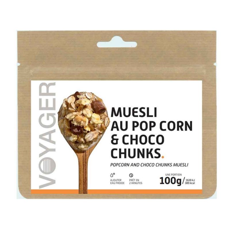Freeze-dried meal Voyager Muesli with Pop Corn and Choco Chunks