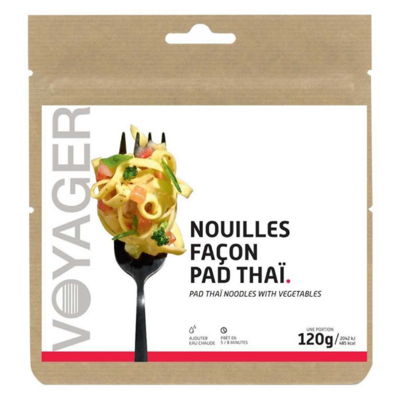 Gefriergetrocknetes Gericht Voyager Nudeln mit Gemüse nach Pad Thai-Art
