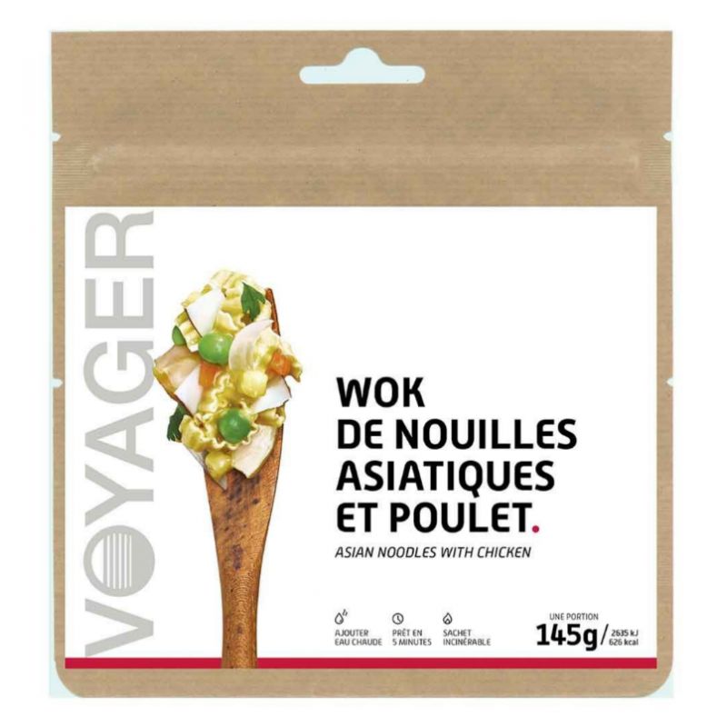 Freeze-dried dish Voyager Wok of Asian noodles and chicken