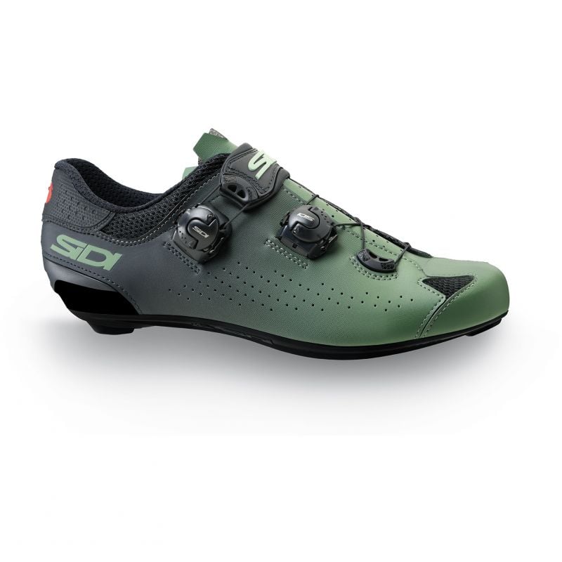 Road cycling shoes SIDI GENIUS 10 G114 (GREEN/BLACK)