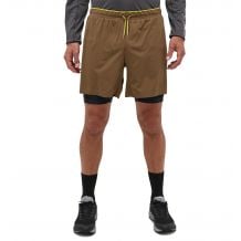HAGLOFS L.I.M Tempo Trail 2-in-1 Shorts för herrar (Teak Brown/True Black)