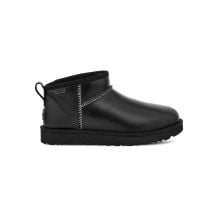 Mini støvler UGG CLASSIC ULTRA MINI LTHR REGEN (BLACK) Dame