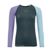 Langärmeliges Oberteil Ortovox 120 COMP LIGHT LONG SLEEVE (dark arctic grey) Women
