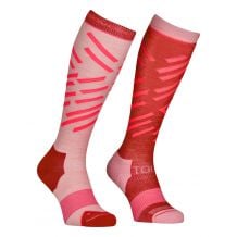 Naisten hiihtosukat Ortovox SKI TOUR LONG SOCKS W (sunset orange)