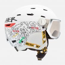 Casco da sci Rossignol RKKH400 - Visiera Allspeed IMP Photch JCC (Bianco)