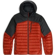 Dunjakke Outdoor Research Helium Down Hoodie til mænd (Jupiter/Storm) Man