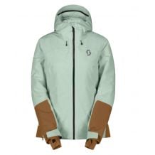 Veste de ski SCOTT SCO Jacket W's Ultimate Dryo Tech (fresh green/bread brown) Femme