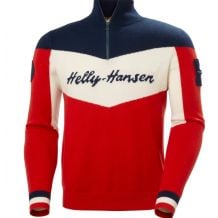 Retro pusero Helly Hansen APRES NEULOTTU PUSERO (PUNAINEN) mies