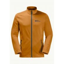 JACK WOLSKIN KOLBENBERG FZ M (SAFFLOWER) fleecejacka för män