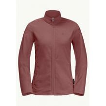 JACK WOLSKINS TAUNUS FZ W (Mineral Red) fleece, dam
