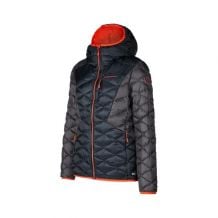 Skibergingsjas La Sportiva Pinnacle Down Jkt W (Zwart/Kers Tomaat) Dames