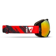 Skimaske Vola FAST GRAF + 1 Bildschirm (Rot/Schwarz)