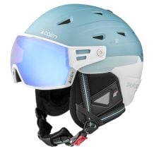 Casque visière CAIRN Shuffle S-visor Evolight Nxt (MAT METALLIC EUCALYPTUS)
