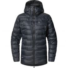 Naisten HAGLOFS ROC Flash Down Hood (True Black) takki