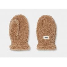 UGG K UGGFLUFF MITTEN (CHESTNUT) children's mittens