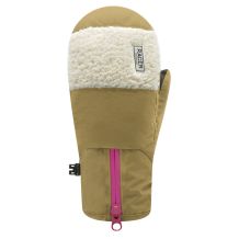 Manoplas de esquí para mujer Racer Sweety (camel negro)