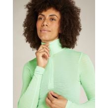 Intimo tecnico da donna Icebreaker 175 Everyday LS Half Zip (GLASS)