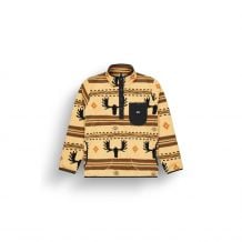 Polaire PICTURE ORAVIK 1/4 FLEECE (B Elk Print)