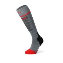 Lämmitettävät hiihtosukat LENZ heat sock 5.1 toe cap slim fit (harmaa/punainen) - Mixed