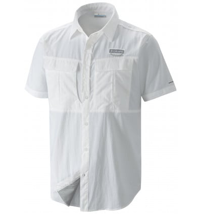 Columbia Camisa manga corta de color liso Triple Canyon™ II para hombre  Azul petróleo | Camisas Hombre • Superfoods