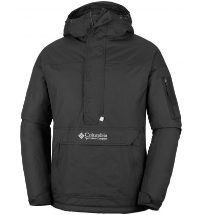 columbia grey challenger pullover jacket